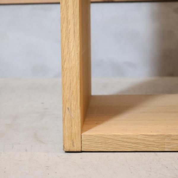 人気の無印良品(MUJI)のオーク材 3段・3列スタッキングシェルフ 人気の無印良品(MUJI)のオーク材 3段・3列スタッキングシェルフ