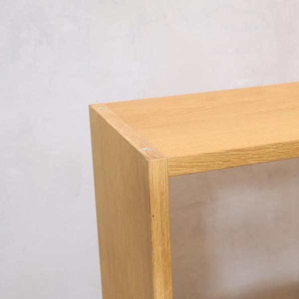 人気の無印良品(MUJI)のオーク材 3段・3列スタッキングシェルフ 人気の無印良品(MUJI)のオーク材 3段・3列スタッキングシェルフ