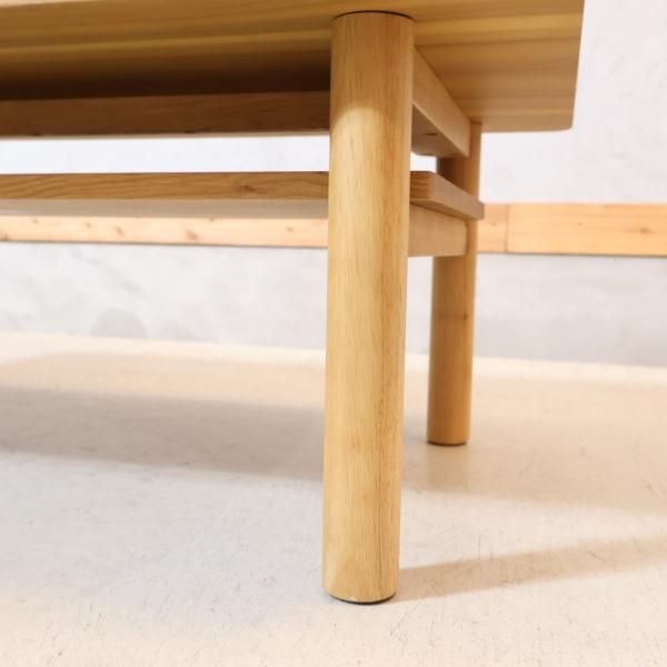 無印良品(MUJI)の人気のオーク材 ローテーブルです！北欧