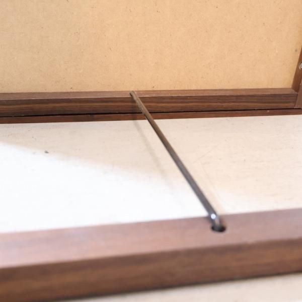 人気の無印良品(MUJI)よりウォールナット材・木製ミラーです 人気の無印良品(MUJI)よりウォールナット材・木製ミラーです