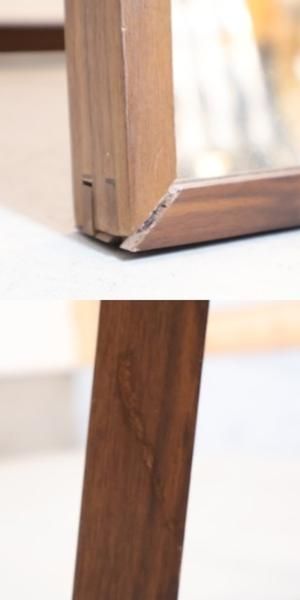 人気の無印良品(MUJI)よりウォールナット材・木製ミラーです 人気の無印良品(MUJI)よりウォールナット材・木製ミラーです
