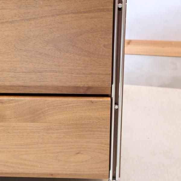無印良品(MUJI)の人気のウォールナット材×ステンレス ユニット 無印良品(MUJI)の人気のウォールナット材×ステンレス ユニット