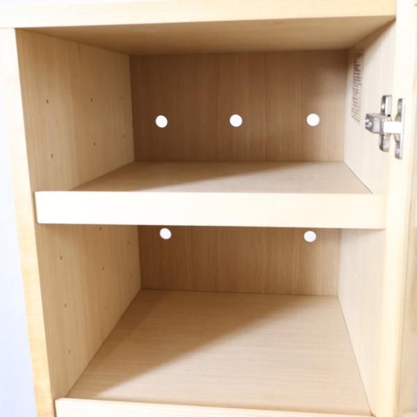 人気の無印良品の木製カップボード・スリム/タモ材です 人気の無印良品の木製カップボード・スリム/タモ材です