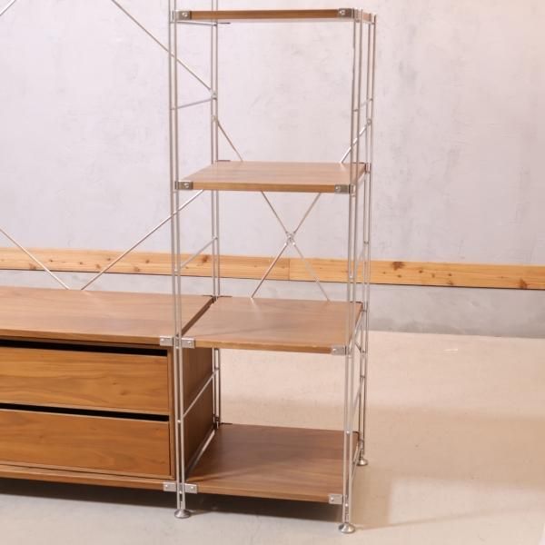 無印良品(MUJI)の人気のウォールナット材×ステンレス ユニット 無印良品(MUJI)の人気のウォールナット材×ステンレス ユニット