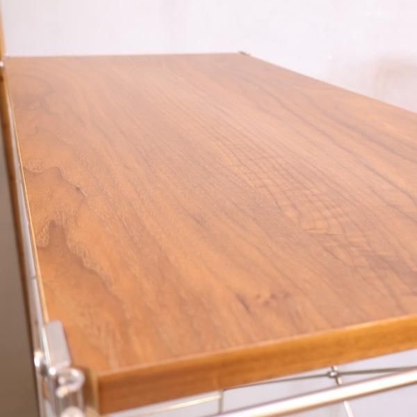 無印良品 ステンレスユニットシェルフ ウォールナット材ワードローブセット ステンレスユニットシェルフ・オーク材・ワードローブセット