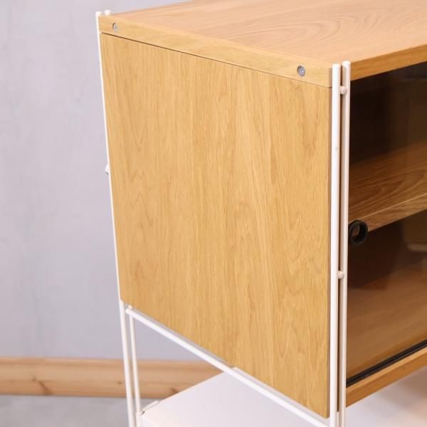 無印良品(MUJI)の人気のオーク材×スチール ユニットシェルフ 無印良品(MUJI)の人気のオーク材×スチール ユニットシェルフ
