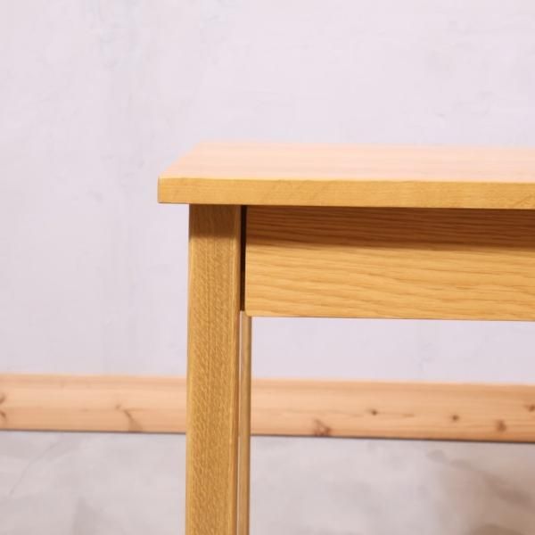 人気のMUJI(無印良品)のオーク無垢材パーソナルデスク。シンプルでオシャレなデザインとナチュラルな質感がインテリアのアクセントになるデスク♪学習机 はもちろんパソコンデスクや事務机に最適です！！ - kokoelma -ココエルマ- 雑貨・中古家具・北欧家具・アンティーク 