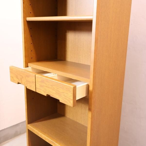 HAMAMOTO(浜本工芸)ナラ材 No.8600書棚。純国産のしっかりとした HAMAMOTO(浜本工芸)ナラ材 No.8600書棚。純国産のしっかりとした
