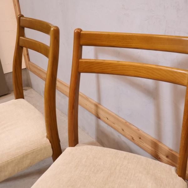 KEYUCA(ケユカ)で取り扱われていたダイニングチェア 2脚セット KEYUCA(ケユカ)で取り扱われていたダイニングチェア 2脚セット