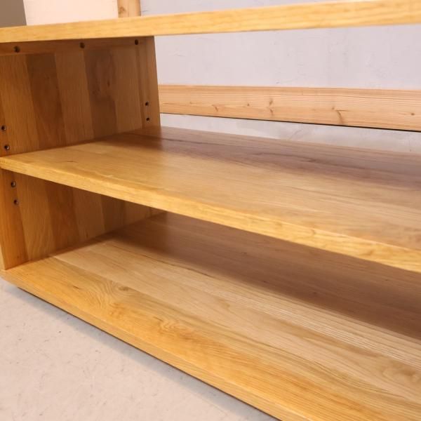 無印良品オーク材　テレビ台 人気の無印良品(MUJI)のオーク無垢材 AVラック！！シンプルなTV