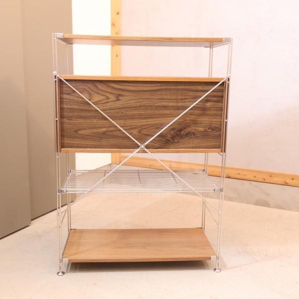 無印良品(MUJI)の人気のウォールナット材×ステンレス ユニット 無印良品(MUJI)の人気のウォールナット材×ステンレス ユニット
