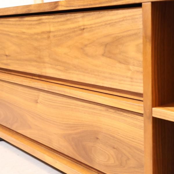 人気の無印良品(MUJI)のウォールナット材 スタッキング 人気の無印良品(MUJI)のウォールナット材 スタッキング