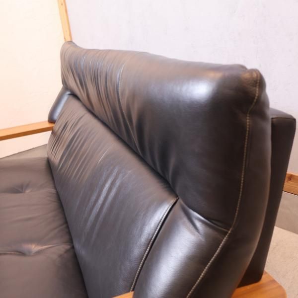 karimoku(カリモク家具)のダンテ 本革 3人掛けソファ karimoku(カリモク家具)のダンテ 本革 3人掛けソファ