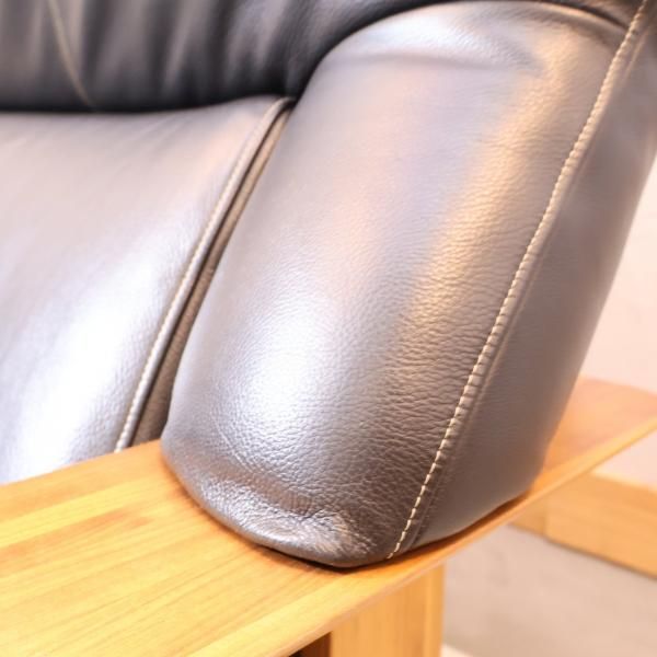 karimoku(カリモク家具)のダンテ 本革 3人掛けソファ karimoku(カリモク家具)のダンテ 本革 3人掛けソファ