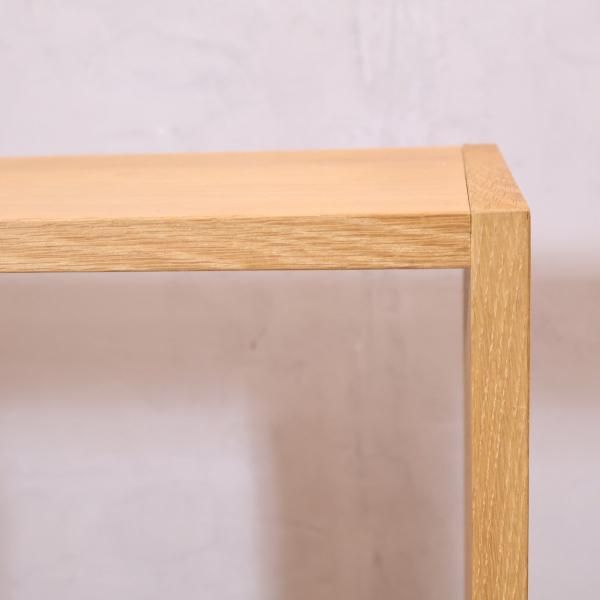 人気の無印良品(MUJI)のオーク材 3段・2列スタッキングシェルフ 人気の無印良品(MUJI)のオーク材 3段・2列スタッキングシェルフ