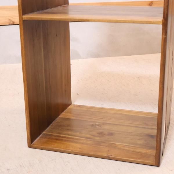 アクメファニチャー TROY トロイ チーク 無垢 古材 コーナーシェルフ 大型商品》TROY CORNER SHELF L トロイコーナーシェルフ（収納