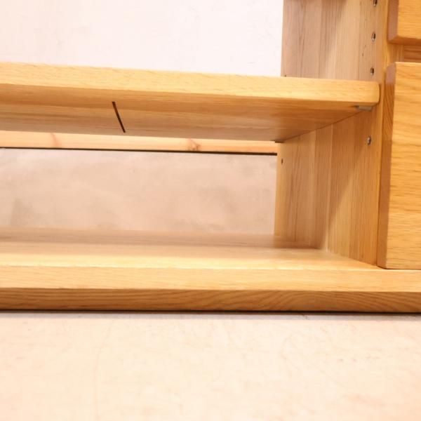 人気の無印良品(MUJI)のオーク無垢材を使用したAVラック 人気の無印良品(MUJI)のオーク無垢材を使用したAVラック