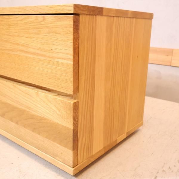 人気の無印良品(MUJI)のオーク無垢材を使用したAVラック 人気の無印良品(MUJI)のオーク無垢材を使用したAVラック
