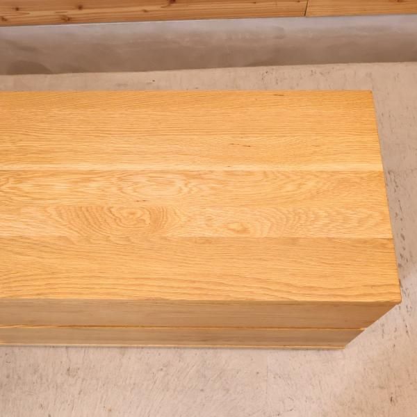 人気の無印良品(MUJI)のオーク無垢材を使用したAVラック 人気の無印良品(MUJI)のオーク無垢材を使用したAVラック