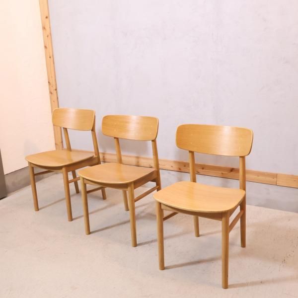 無印良品(MUJI)のオーク材を使用したラウンドチェア2脚セット 無印良品(MUJI)のオーク材を使用したラウンドチェア2脚セット