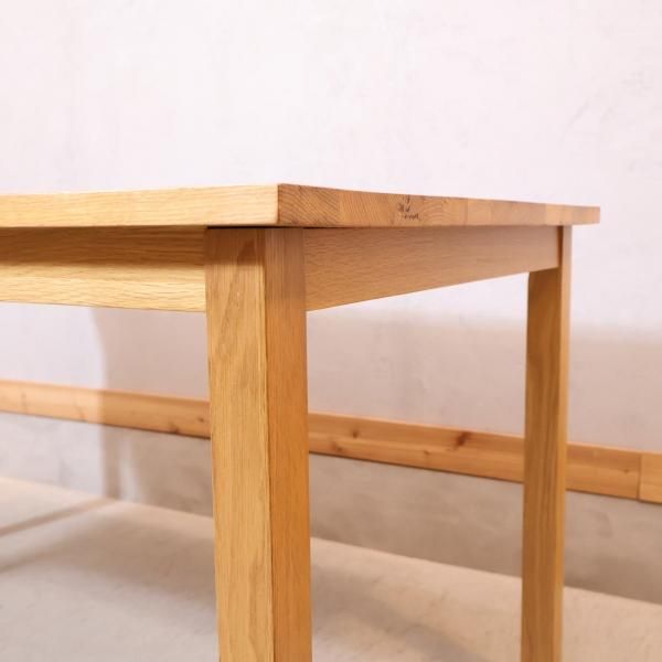 無印良品(MUJI)の人気のオーク材無垢材ダイニングテーブル 無印良品(MUJI)の人気のオーク材無垢材ダイニングテーブル