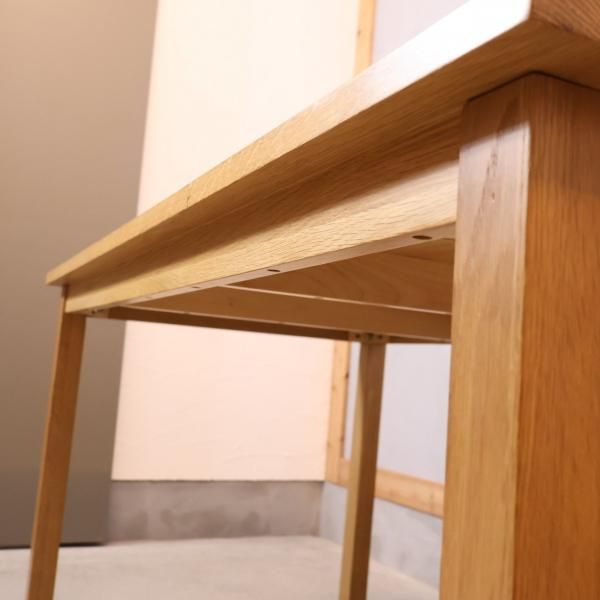 無印良品(MUJI)の人気のオーク材無垢材ダイニングテーブル 無印良品(MUJI)の人気のオーク材無垢材ダイニングテーブル