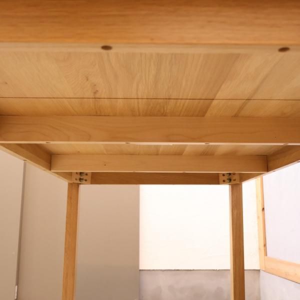 無印良品(MUJI)の人気のオーク材無垢材ダイニングテーブル 無印良品(MUJI)の人気のオーク材無垢材ダイニングテーブル