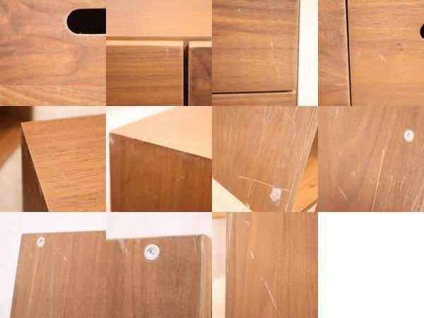 人気の無印良品(MUJI)のウォールナット材・2段・1列 人気の無印良品(MUJI)のウォールナット材・2段・1列