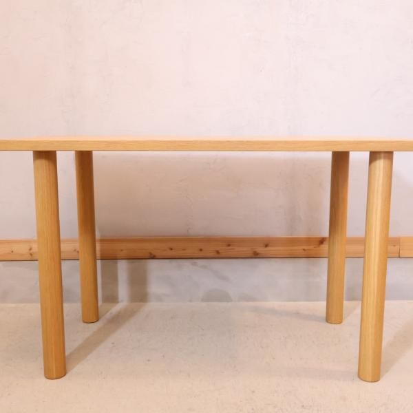 無印良品(MUJI)の人気のオーク材 ダイニングテーブル!!120cmの 無印良品(MUJI)の人気のオーク材 ダイニングテーブル!!120cmの