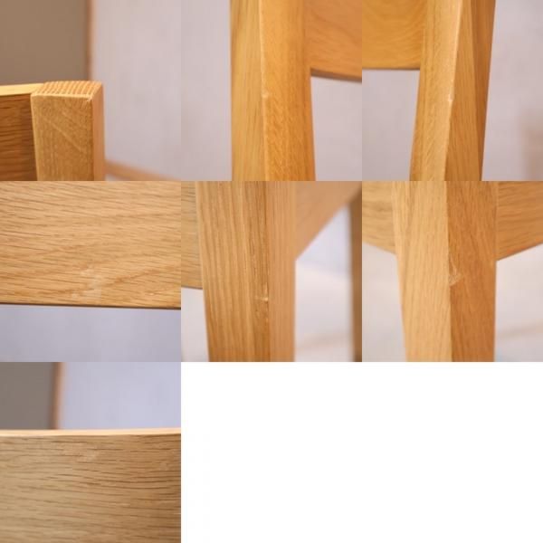 人気の無印良品(MUJI)のオーク材を使用したダイニングチェア2脚 人気の無印良品(MUJI)のオーク材を使用したダイニングチェア2脚