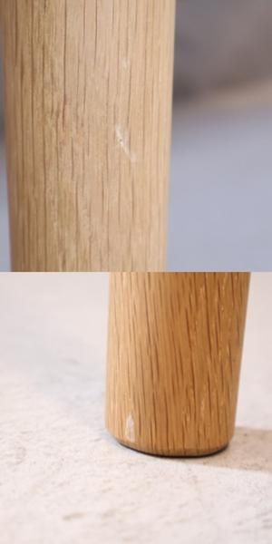 無印良品(MUJI)で人気のオーク無垢材 ダイニングテーブル・丸脚 無印良品(MUJI)で人気のオーク無垢材 ダイニングテーブル・丸脚