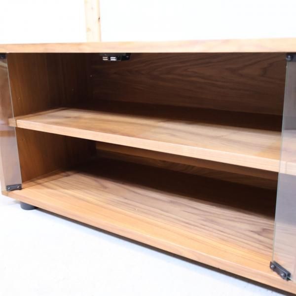 人気の無印良品(MUJI)のウォールナット材 テレビボードです 人気の無印良品(MUJI)のウォールナット材 テレビボードです