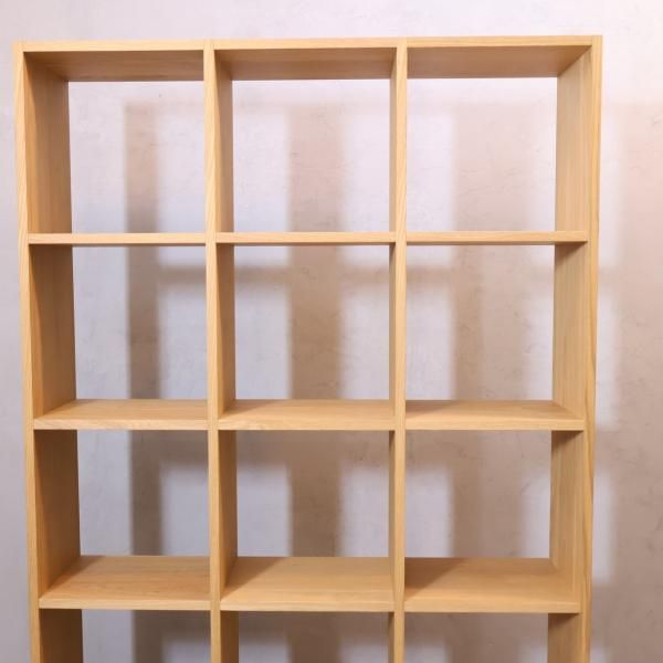 人気の無印良品(MUJI)のオーク材 5段・3列スタッキングシェルフ 人気の無印良品(MUJI)のオーク材 5段・3列スタッキングシェルフ