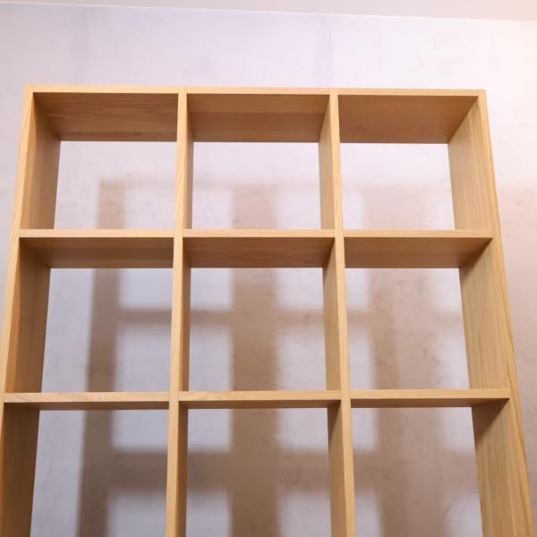 人気の無印良品(MUJI)のオーク材 5段・3列スタッキングシェルフ 人気の無印良品(MUJI)のオーク材 5段・3列スタッキングシェルフ