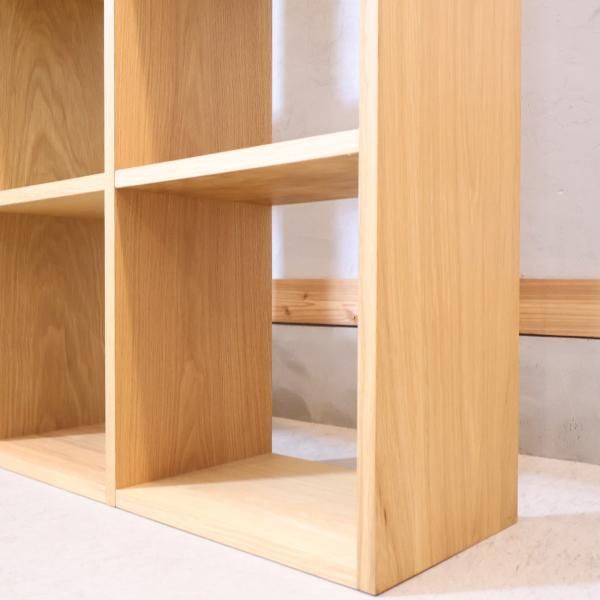 人気の無印良品(MUJI)のオーク材 5段・3列スタッキングシェルフ 人気の無印良品(MUJI)のオーク材 5段・3列スタッキングシェルフ