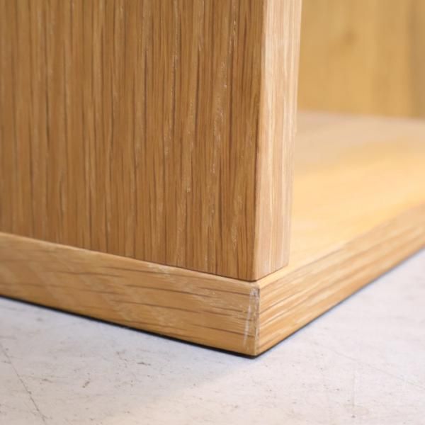 人気の無印良品(MUJI)のオーク材 3段・3列スタッキングシェルフ 人気の無印良品(MUJI)のオーク材 3段・3列スタッキングシェルフ