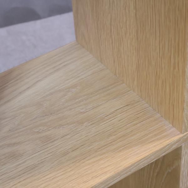 人気の無印良品(MUJI)のオーク材 3段・3列スタッキングシェルフ 人気の無印良品(MUJI)のオーク材 3段・3列スタッキングシェルフ