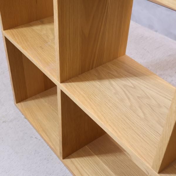人気の無印良品(MUJI)のオーク材 3段・3列スタッキングシェルフ 人気の無印良品(MUJI)のオーク材 3段・3列スタッキングシェルフ