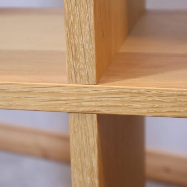 人気の無印良品(MUJI)のオーク材 3段・3列スタッキングシェルフ 人気の無印良品(MUJI)のオーク材 3段・3列スタッキングシェルフ