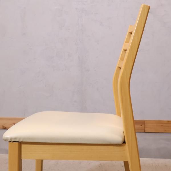 IDC OTSUKA(大塚家具)のフルート ダイニングチェア 2脚セット IDC OTSUKA(大塚家具)のフルート ダイニングチェア 2脚セット
