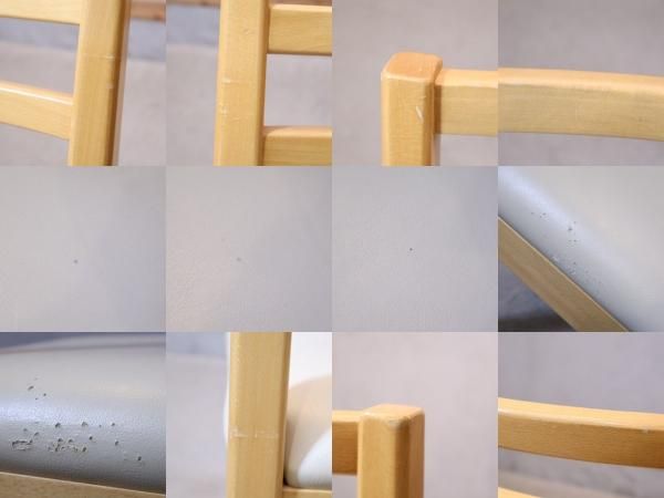 IDC OTSUKA(大塚家具)のフルート ダイニングチェア 2脚セット IDC OTSUKA(大塚家具)のフルート ダイニングチェア 2脚セット