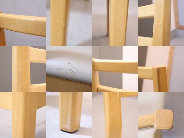 IDC OTSUKA(大塚家具)のフルート ダイニングチェア 2脚セット IDC OTSUKA(大塚家具)のフルート ダイニングチェア 2脚セット