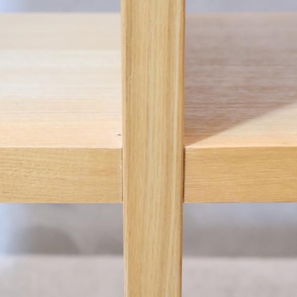 MUJI(無印良品)の稀少なオープンシェルフ2×2/タモ材 ナチュラル MUJI(無印良品)の稀少なオープンシェルフ2×2/タモ材 ナチュラル