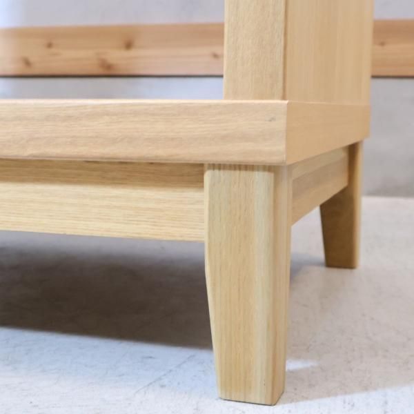 MUJI(無印良品)の稀少なオープンシェルフ2×2/タモ材 ナチュラル MUJI(無印良品)の稀少なオープンシェルフ2×2/タモ材 ナチュラル