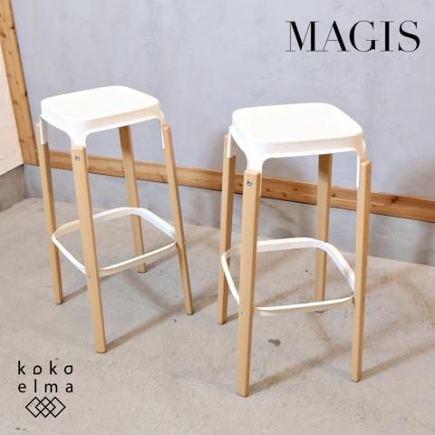 ♪イタリア製 スツール イス 椅子 送料無料 ♪ イタリア製 スツール 金華山張り 赤 椅子 イス おしゃれ : 輸入家具