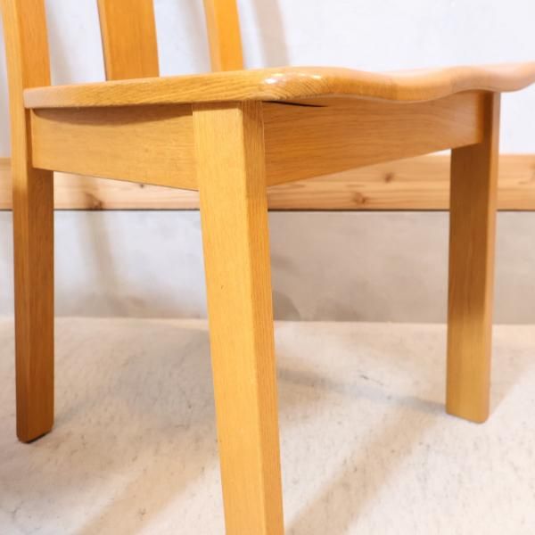 サントリー樽ものがたりのオーク無垢材 ダイニングチェア2脚セットです