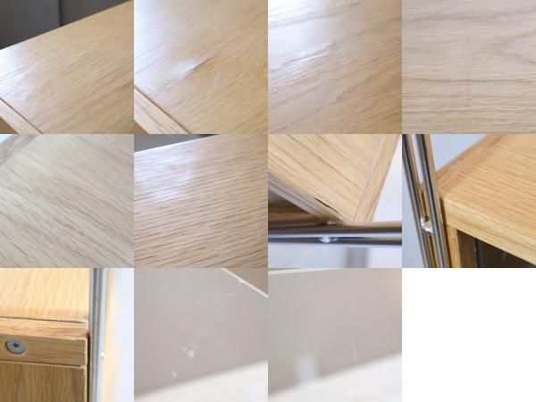 MUJI 無印良品 ステンレスユニットシェルフ オーク引き出し 無印良品(MUJI)の人気のオーク材×ステンレス ユニットシェルフ
