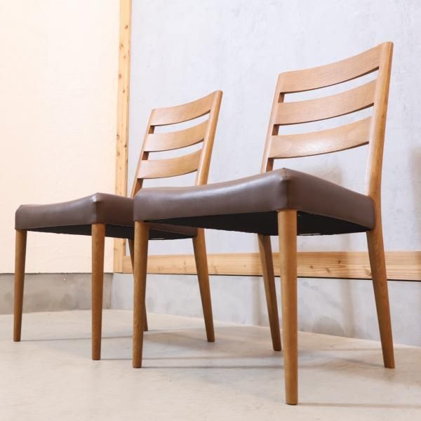 karimoku(カリモク家具)のCT6155 オーク材 ダイニングチェアー2 karimoku(カリモク家具)のCT6155 オーク材 ダイニングチェアー2