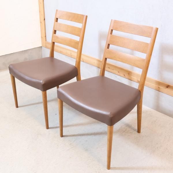 karimoku(カリモク家具)のCT6155 オーク材 ダイニングチェアー2 karimoku(カリモク家具)のCT6155 オーク材 ダイニングチェアー2