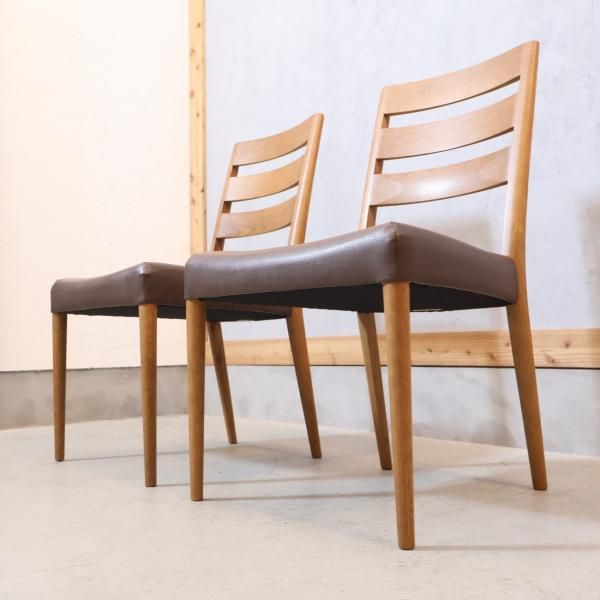 karimoku(カリモク家具)のCT6155 オーク材 ダイニングチェアー2 karimoku(カリモク家具)のCT6155 オーク材 ダイニングチェアー2